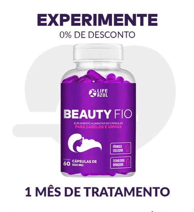 Beauty Fio Suplemento Alimentar Em C Psulas Para Cabelos E Unhas Kit