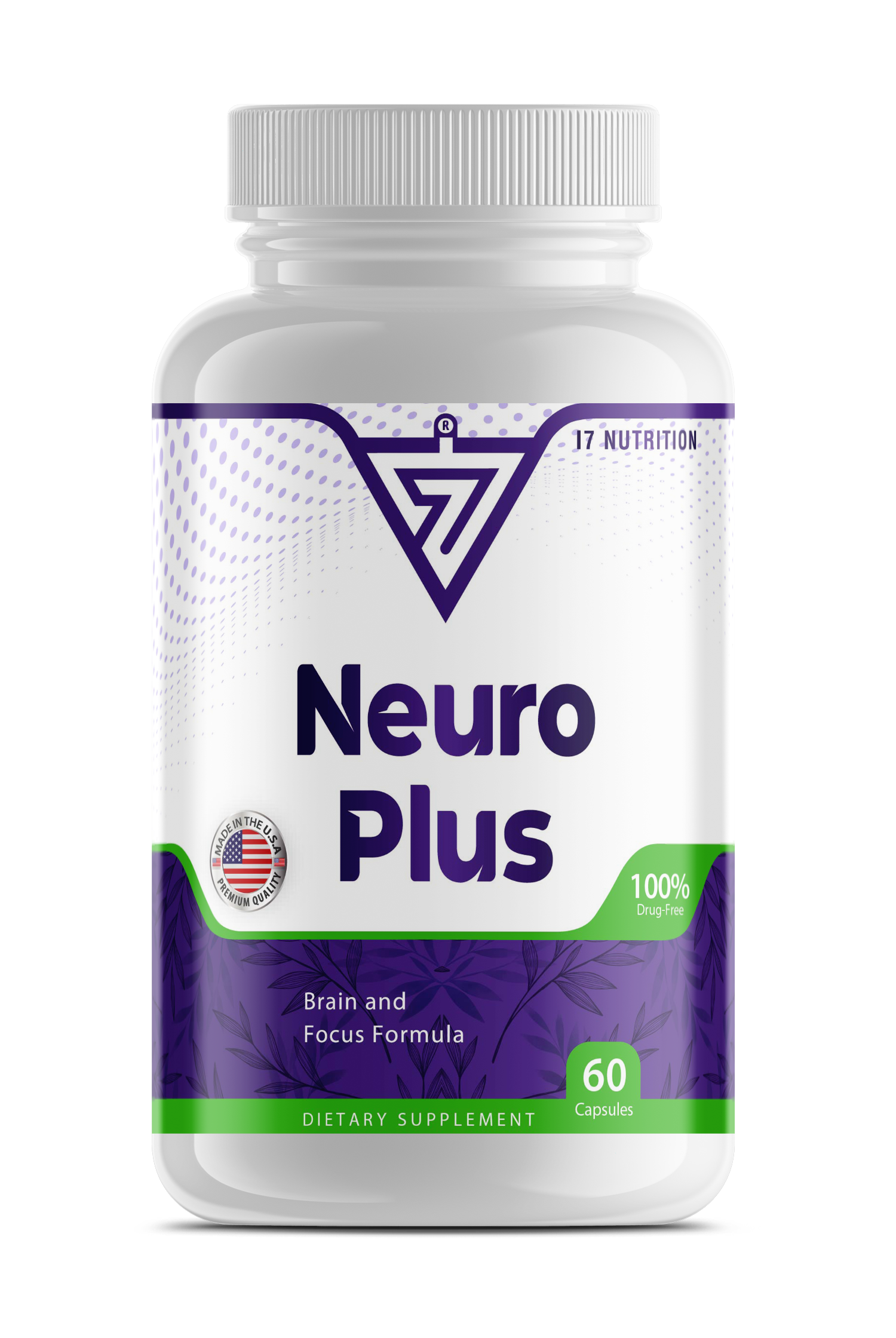 Neuro Plus Concentração Foco Suplemento Nootrópico Importado EUA